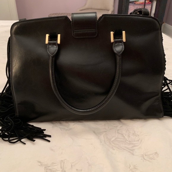 BEBE black fringe bag - Picture 4 of 7